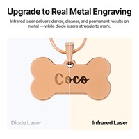 Module laser infrarouge Xtool M2 3W 1064nm, tête laser à fibre pour la gravure sur métal, bijoux, or, argent, acier inoxydable