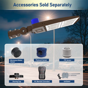 Lámpara LED para Exteriores de 300W, 4100K, IP65, Alimentación CA, Aleación de Aluminio, Tipo Shoebox y para Alumbrado Público, con Conector Slip Fitter - Product Image 6