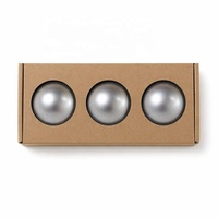 Boule de pétanque ZQURE renforcée, compétition, résistance aux chocs, 72 mm, lisse, sports de plein air