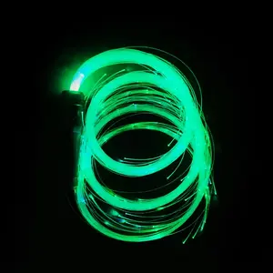 Varita de Luz LED de Fibra Óptica de Aluminio con Cambio de Color y Láser de Bajo Nivel, con Guía de Luz de 0.75mm/0.5mm de Diámetro - Product Image 1