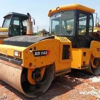 Compacteur routier à double tambour vibrant Chine XD143, 15 tonnes, haute efficacité, nouvelle puissance 111 kW, pour la construction et le compactage du sol