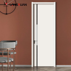 <span class=keywords><strong>Porte</strong></span> intérieure moderne en WPC, panneau composite bois-polymère, ignifuge, insonorisée, pour bureau, étanche, <span class=keywords><strong>porte</strong></span> à panneau plat - Product Image 2