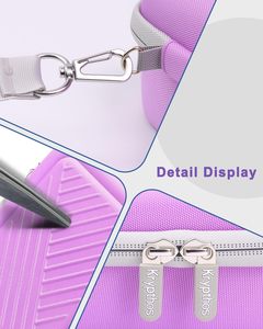 Estuche de Viaje para Suministros Diabéticos con Logotipo Personalizado, Correa de Hombro de EVA, Organizador de Diabetes Portátil, Divisores Ajustables para Glucosa - Product Image 6