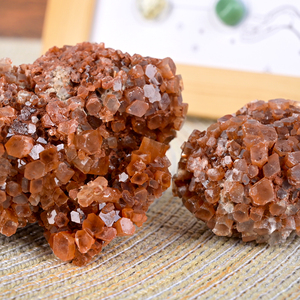 Wholesale Natural Gem Crystal Cluster Crystal Mineral Specimen <b>Red</b> Calcite Raw Aragonite - Product Image 3