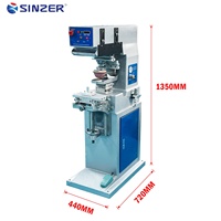 Venta Directa de Fábrica: Máquina de Tampografía Semiautomática de 1 Color con Intercambiador de Calor por Aire para Juguetes de Plástico y Bloques de Construcción