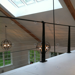 Sistema de Barandilla de Cable de Alta Gama, Barandilla de Cable de Acero <span class=keywords><strong>Prefabricada</strong></span> para Terraza y Escaleras Exteriores - Product Image 6