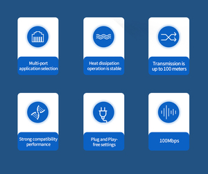 5-יציאה gigabit רשת <span class=keywords><strong>ethernet</strong></span> מתג פרוטוקול רגיל עם מתאם אספקת חשמל חיצוני עבור נתב ccctv - Product Image 3