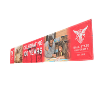 Pancarta Publicitaria Deportiva Personalizable para Exteriores, Logotipo Personalizado, Impresión Digital en Vinilo PVC, Impermeable, Reutilizable, para Promoción