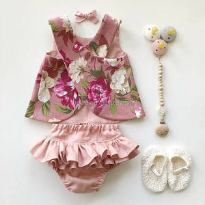Niño infantil bebé niñas verano camiseta Tops y pantalones bombachos cortos pantalones ropa - Product Image 6