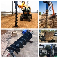 Haute qualité Pit Creuser Machine Tracteur Post Hole Digger Earth Drill Auger Drill pour pelle