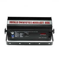 Projecteur stroboscopique blanc 1000W 800 LED 7000K DMX512 avec contrôle maître-esclave, en alliage d'aluminium, AC 85-265V, IP20, multi-prises