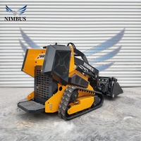 NIMBUS Strong Breakout Force Large Bucket Skid Steer Loader Produktivitas Tinggi Cocok untuk Memuat dan Membongkar Skid Steer Loader