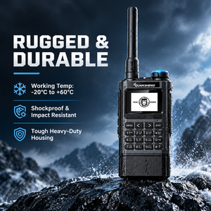 Radio Walkie Talkie Quansheng UV-K1 Mini de 5W, Banda Dual VHF/UHF, Recepción de Banda Aérea, NOAA, Tipo-C, Copia de Frecuencia Inalámbrica, Radioaficionado - Product Image 4