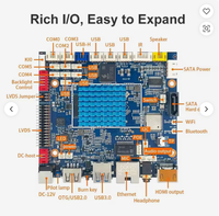 Carte mère RK3566 Quad Core A55 pour machine publicitaire et de vente au détail, avec LVDS, EDP, RS232, RS485, SATA, compatible Ubuntu Linux et Android 11
