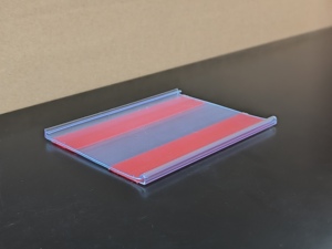 Porte-étiquettes de prix en PVC transparent personnalisé, bande adhésive pour étagère, bande de données pour supermarchés, entrepôts et besoins en distribution - Product Image 2