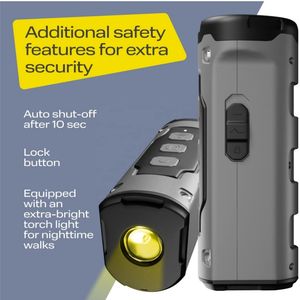 हैंडहेल्ड अल्ट्रासोनिक डॉग ट्रेनर रेपेलर पालतू विरोधी बार्किंग रेपेलर स्टॉप बार्किंग पेलर, एलईडी लाइट के साथ अल्ट्रासोनिक नियंत्रण उपकरण - Product Image 4