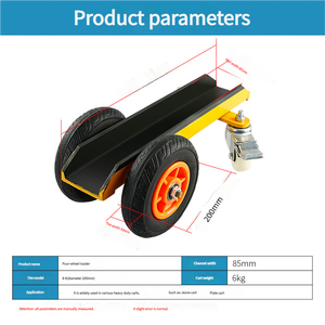 Keranjang dorong, multi-roda empat multi-fungsi Universal penanganan batu - Product Image 6