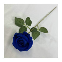 Grandes guirlandes suspendues en fleurs de soie artificielles bleu saphir ciel étoilé pour mariage, décoration d'allée, d'arche et de plafond