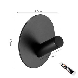 Multifunctional Wall <strong>Hooks</strong> Hanger Bathroom Office <strong>Hooks</strong> Kitchen Home <strong>Stick</strong> Stainless Steel Adhesive <strong>Hooks</strong> - Product Image 6