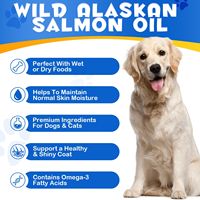 Huile de saumon liquide en gros avec Oméga-3 EPA+DHA pour un pelage brillant et anti-chute pour chats et chiens, santé de la peau et du pelage, personnalisation OEM