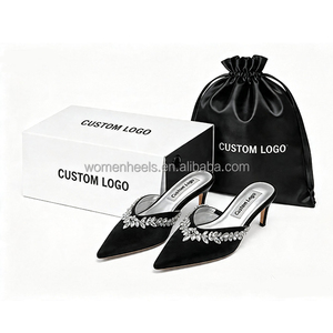 Mules personnalisées en daim à bout pointu et talon chaton, élégantes, à enfiler, sans bride arrière, pour femmes, décontractées ou de bureau - Product Image 3