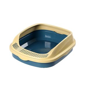 กระบะทรายแมวทรงวงรี ความจุขนาดใหญ่ ควบคุมกลิ่น ทำความสะอาดง่าย สำหรับแมว - Product Image 3