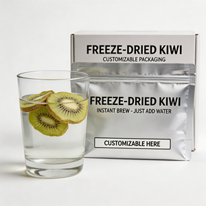 Tranches de <span class=keywords><strong>kiwi</strong></span> lyophilisées biologiques de marque privée, croustillantes et naturelles, collation saine pour infusion de thé - Product Image 3