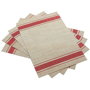 High Quality Gold PVC <b>Table</b> Decoration <b>Mats</b> Set Luxury Classic Plastic Woven Placemat for Restaurant Hotel <b>Dinner</b> Dining Plate - Product Image 6