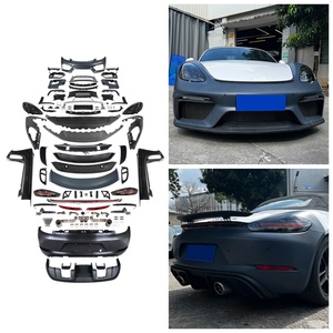 Kit de mejora para coche 2012-2015: Labio de parachoques delantero y trasero, faldones laterales, alerón trasero y pasos de rueda. Nuevo, compatible con 981. - Product Image 1
