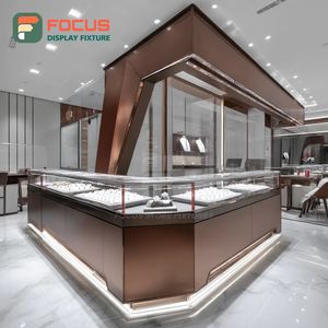 Fabricant de systèmes de présentation de bijoux sur mesure, finition laminée, vitrine de bijouterie - Product Image 1