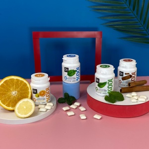 Dc24 <strong>Gum</strong> <strong>Aspartame</strong> <strong>Free</strong> Chewing <strong>Gum</strong> Private Label Lemon Chewing <strong>Gum</strong> - Product Image 1