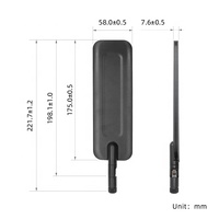 Antenne PCB U.Fl Fpc à gain élevé, omnidirectionnelle, intérieure/extérieure, conforme à la norme RoHS, pour 5G, 4G, LTE, 2.4G Wifi, 2G GSM, Lora, fabricant
