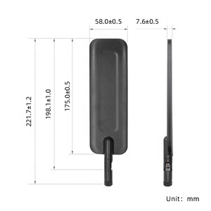 Antenne PCB U.Fl Fpc à gain élevé, omnidirectionnelle, intérieure/extérieure, conforme à la norme RoHS, pour 5G, 4G, LTE, 2.4G Wifi, 2G GSM, <span class=keywords><strong>Lora</strong></span>, fabricant - Product Image 2