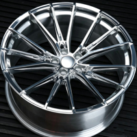 Jantes forgées chromées sur mesure 1 pièce, neuves, 17-24 pouces, 5x112 114.3 120, compatibles Audi, concaves profondes, 5x114.3