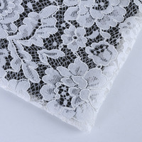 Largeur 150 cm Chinlon Coton Jacquard Tricot Dentelle Tissu Fleur cordon Tissu évider Pour gonflé afghan Robe Jupe