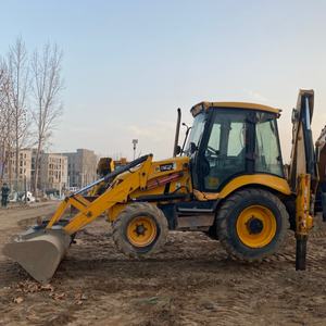 Chargeuse-<span class=keywords><strong>pelleteuse</strong></span> JCB 3CX, outil d'aménagement paysager pour la construction de parcs, creusement de parterres de fleurs, nivellement du sol, maniabilité dans les espaces restreints - Product Image 2