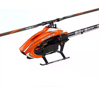 GOOSKY RS7 700 Class 3D Flybarless Elektro-RC-Helikopter-Bausatz Rosa/Gelb/Orange Flugzeugrahmen ohne Rotorblätter