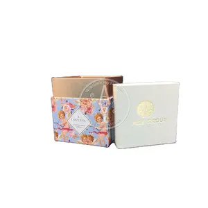 럭셔리 단단한 판지 창의력 디자인 사용자 정의 로고 포장 양초 선물 상자