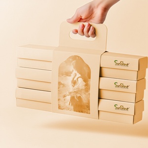 Sunshine Food Grade Drawer Slide Rectangle Pastry Macaroons Packaging Paper <b>Box</b> - Product Image 1