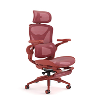 Chaise de bureau ergonomique luxueuse avec appuie-tête 5D et accoudoirs 5DPU, design pliable, adaptée au bureau à domicile