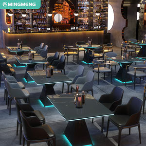 Ensemble de bar moderne en cuir PU, pour bar à domicile, club de nuit commercial, banquette, canapé, mobilier durable - Product Image 4