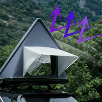 Tente de toit 4x4 pour camping en extérieur, double couche, une chambre, un salon, quatre saisons, imperméable, toile 1000-1500mm, montage rapide et automatique