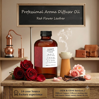 Aceite Aromático Premium de Flor Roja para Difusor, Certificado por IFRA y MSDS, Aroma para Hoteles de Larga Duración