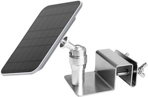 Soporte de Seguridad para Cámara Solar de Acero Inoxidable para Canalón, Ajustable, Sin Perforación, para RV, Camper, Van, Soporte Seguro para Exteriores AMZ-RV04 - Product Image 2