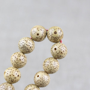 Hainan Bodhi Seed <b>Bracelet</b> 108 Beads Chicken Fat Yellow Round Beads Religious Ceremony Unisex Jewelry - Product Image 4