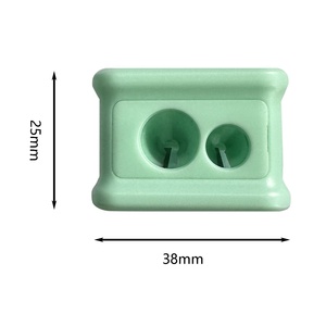 <span class=keywords><strong>Taille</strong></span>-crayons en plastique miniatures fantaisie pour enfants, vente en gros, 2 trous, 8 mm, 11 mm, <span class=keywords><strong>taille</strong></span>-crayons amusants pour enfants - Product Image 3