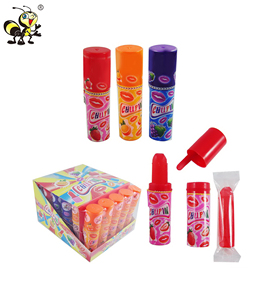 Caramelo China Supplier Lip Gloss Tubes Gomitas Candy Lipstick <strong>Sweets</strong> <strong>Thc</strong> Halal Toy Candy Kids - Product Image 1