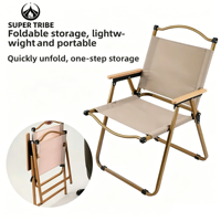 Vente en gros usine : Ensemble chaise longue pliante d'extérieur Kermit et table pliante Egg Roll en acier au carbone pour camping, pique-nique, pêche et vente ambulante
