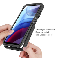 Vente flash, coque arrière transparente personnalisée, étui rigide en acrylique pour téléphone portable Motorola Moto G Power 2021