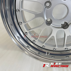 Jantes en alliage forgé RISE Custom 6061 légères, 2 pièces, 5x112 5x120, nouvelles, en aluminium, PCD 98 mm pour LM Lemans - Product Image 6